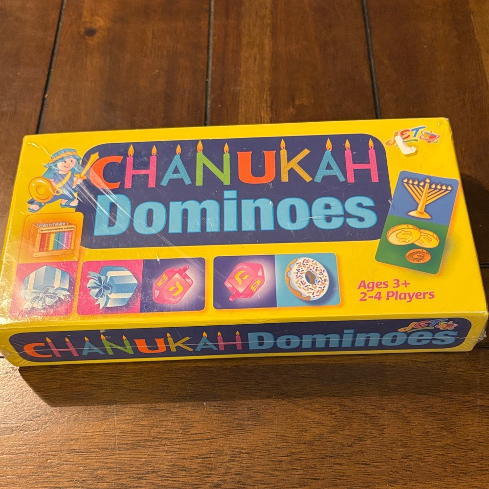 Chanukah Dominoes Game - Colorful Set